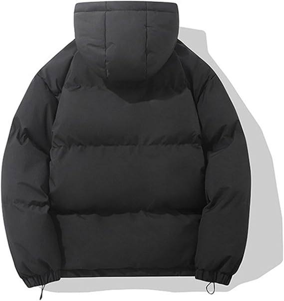Quilted Jackets for Women Hooded Puffer Down Winter Coat Ladies Padded Hoodie Top Plain Coats Lightweight Waterproof Jacket