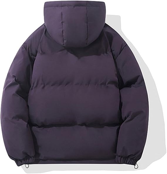 Quilted Jackets for Women Hooded Puffer Down Winter Coat Ladies Padded Hoodie Top Plain Coats Lightweight Waterproof Jacket