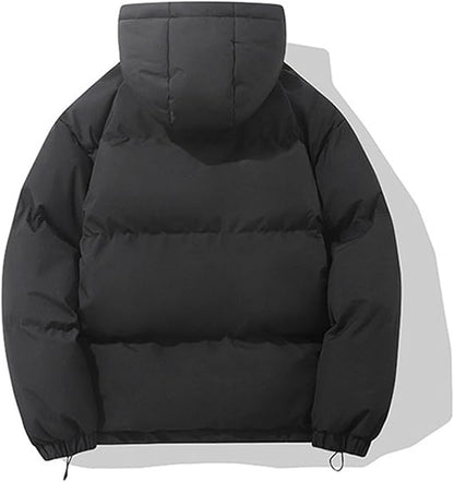 Quilted Jackets for Women Hooded Puffer Down Winter Coat Ladies Padded Hoodie Top Plain Coats Lightweight Waterproof Jacket